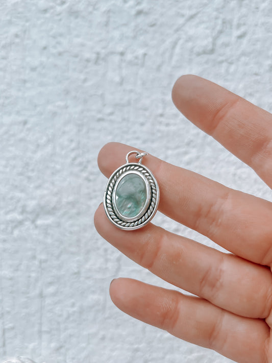 Black Mother of Pearl Charm
