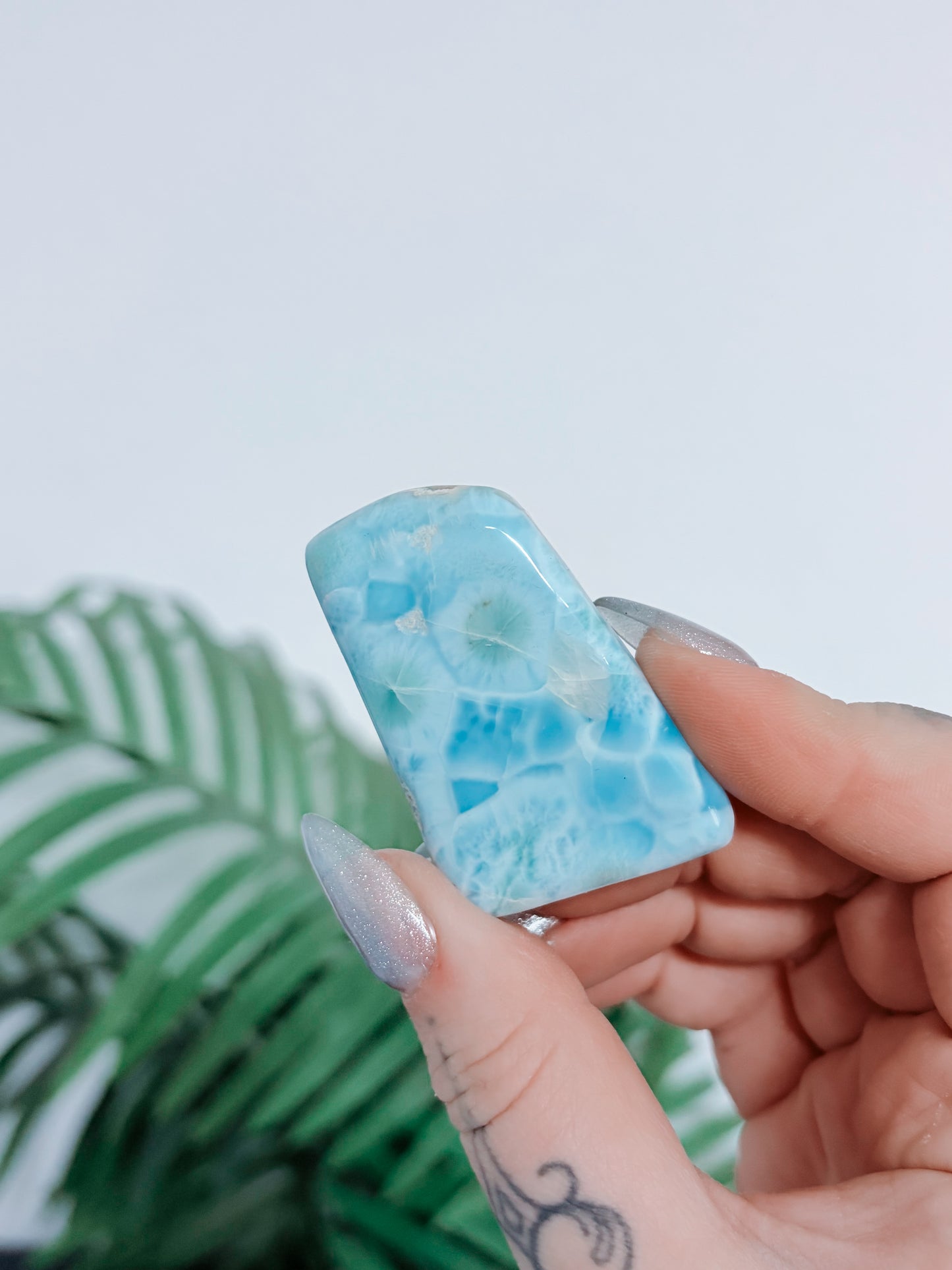 Larimar - polished freeform