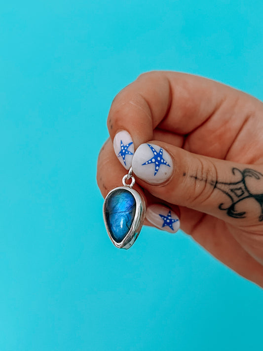 Labradorite Charm