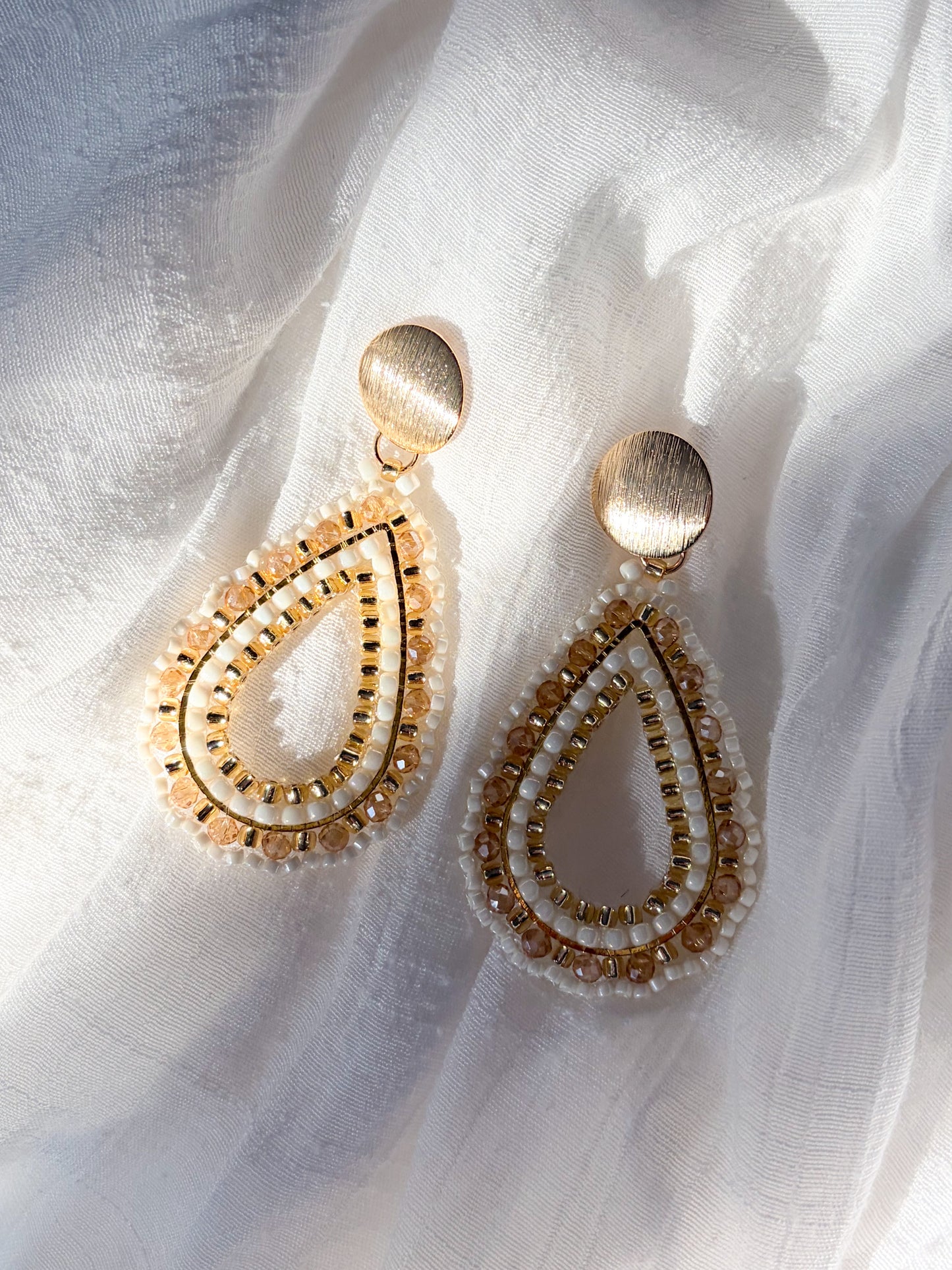 Beaded Earrings “desert”