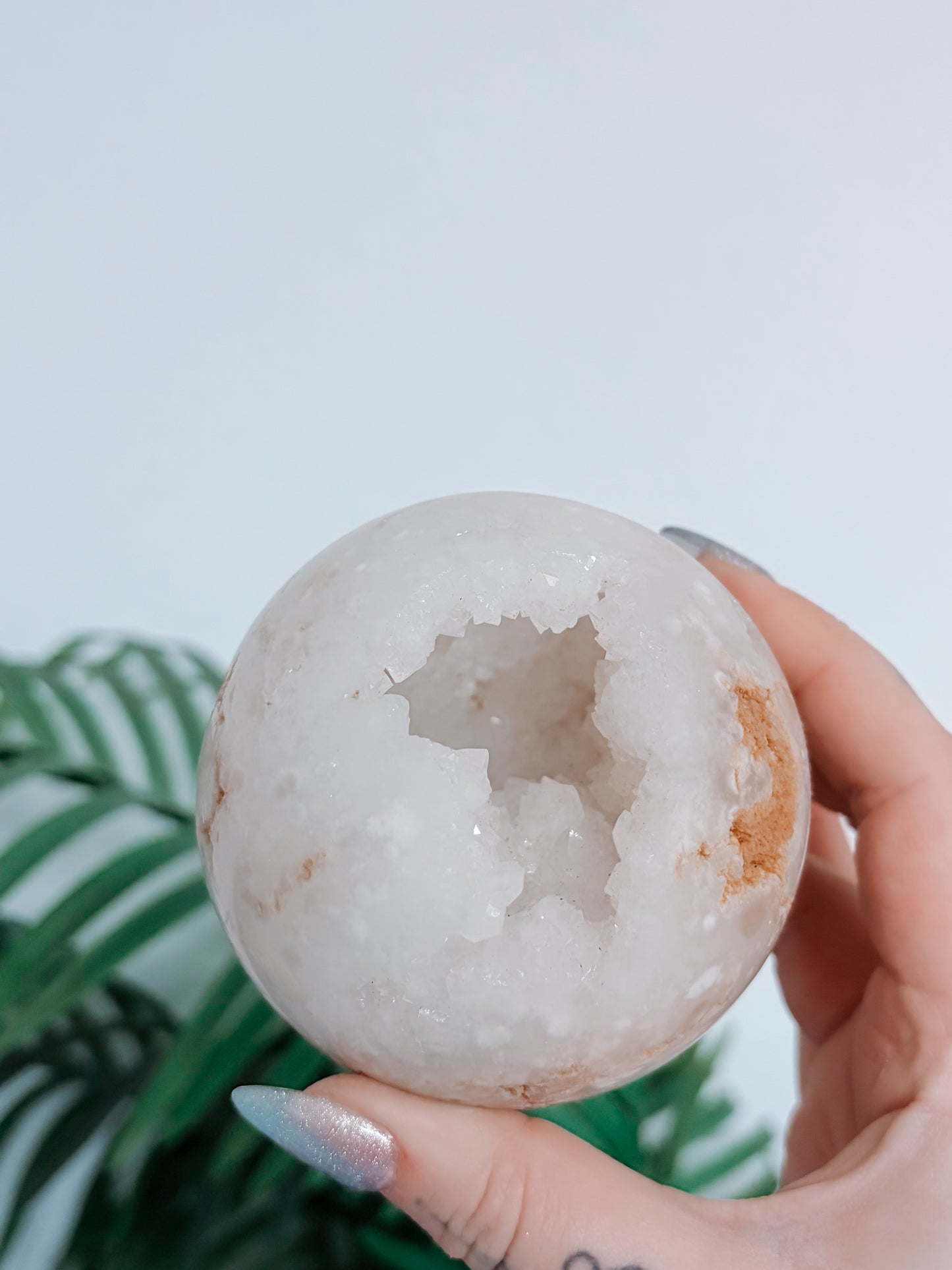 Druzy Quartz Sphere