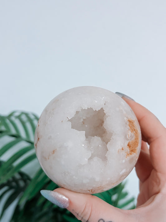 Druzy Quartz Sphere